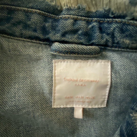 ZARA graphic jean jacket size M - Picture 5 of 5